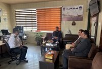 شهردار رشت با رئیس پلیس راهور شهرستان رشت دیدار کرد