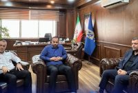 دیدار نماینده مردم صومعه‌سرا و نماینده معین بندر انزلی با شهردار رشت