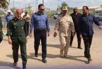 بازدید فرمانده سپاه قدس گیلان با همراهی شهردار رشت از روند آماده‌سازی محل برگزاری دومین کنگره ۸۰۰۰ شهید استان