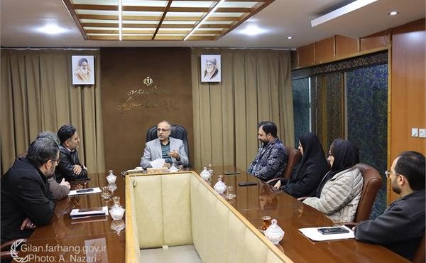 دیدار اعضای هیأت ‌مدیره خانه مطبوعات گیلان با مدیرکل فرهنگ و ارشاد اسلامی استان